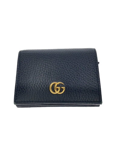 【中古】GUCCI◆2つ折り財布/レザー/BLK/レディース/456126・493075【服飾雑貨他】 【中古】GUCCI◆2つ折り財布/レザー/BLK/レディース/456126・493075【服飾雑貨他】