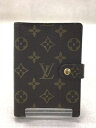【中古】LOUIS VUITTON◆アジェンダPM_モノグラム_BRW/PVC/BRW/レディース【服飾雑貨他】