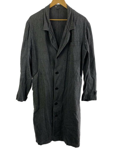 【中古】EURO VINTAGE◆j.dransard/コート/--/--/GRY/無地【メンズウェア】 【中古】EURO VINTAGE◆j.dransard/コート/--/--/GRY/無地【メンズウェア】