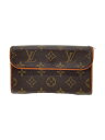 【中古】LOUIS VUITTON◆ポシェット・フロランティーヌ_モノグラム・キャンバス_BRW/PVC/BRW【バッグ】