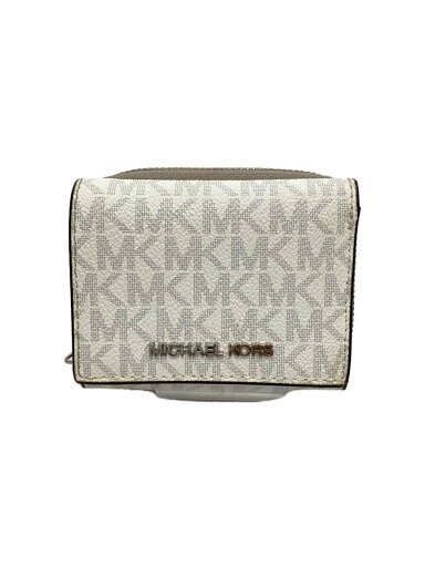 【中古】MICHAEL KORS◆3つ折り財布/PVC/SLV/総柄/レディース/PM-2105【服飾雑貨他】 【中古】MICHAEL KORS◆3つ折り財布/PVC/SLV/総柄/レディース/PM-2105【服飾雑貨他】