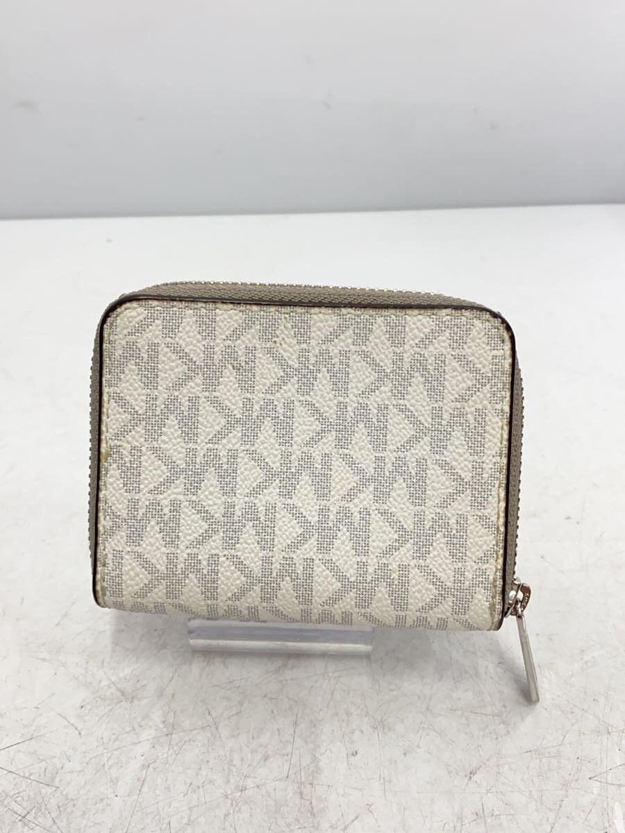 【中古】MICHAEL KORS◆3つ折り財布/PVC/SLV/総柄/レディース/PM-2105【服飾雑貨他】
