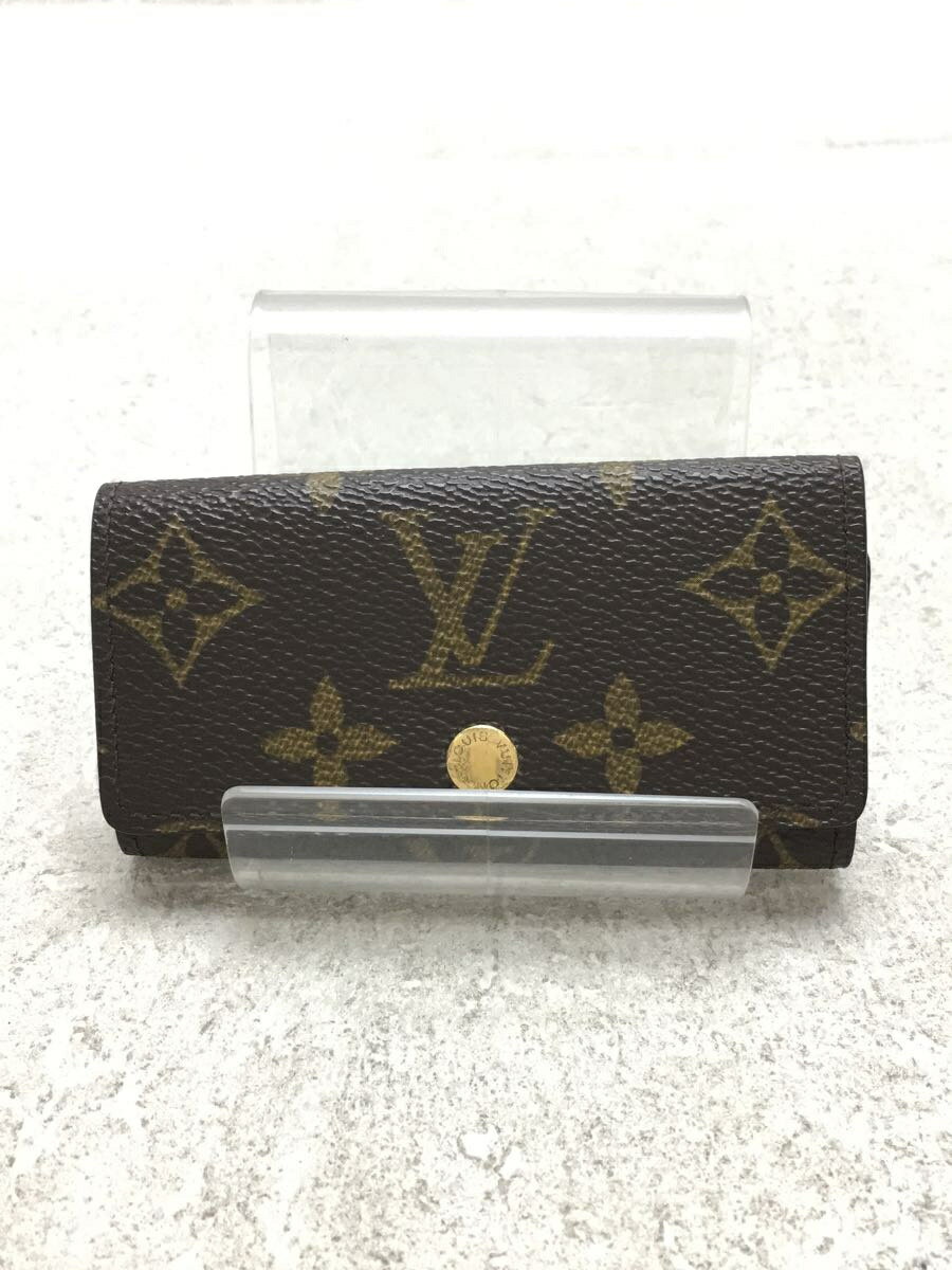 【中古】LOUIS VUITTON◆キーケース/PVC/BRW/メンズ/M69517【服飾雑貨他】