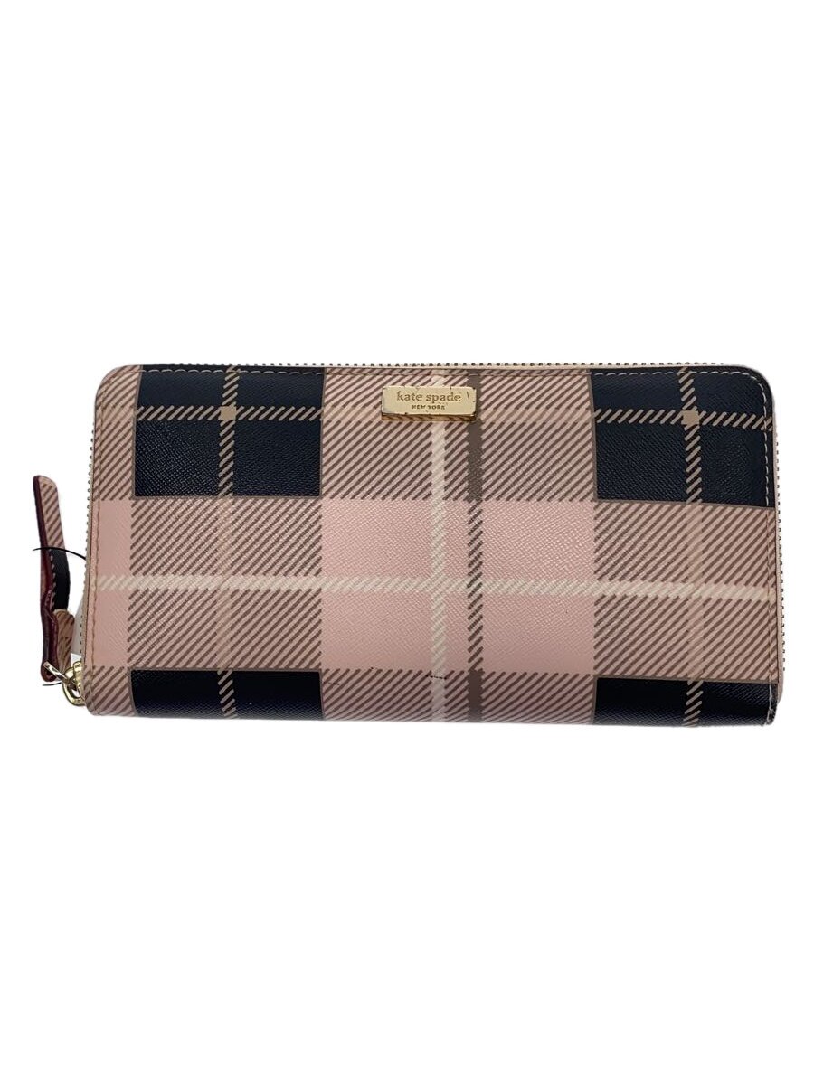 【中古】kate spade new york◆長財布/--/PNK/レディース【服飾雑貨他】