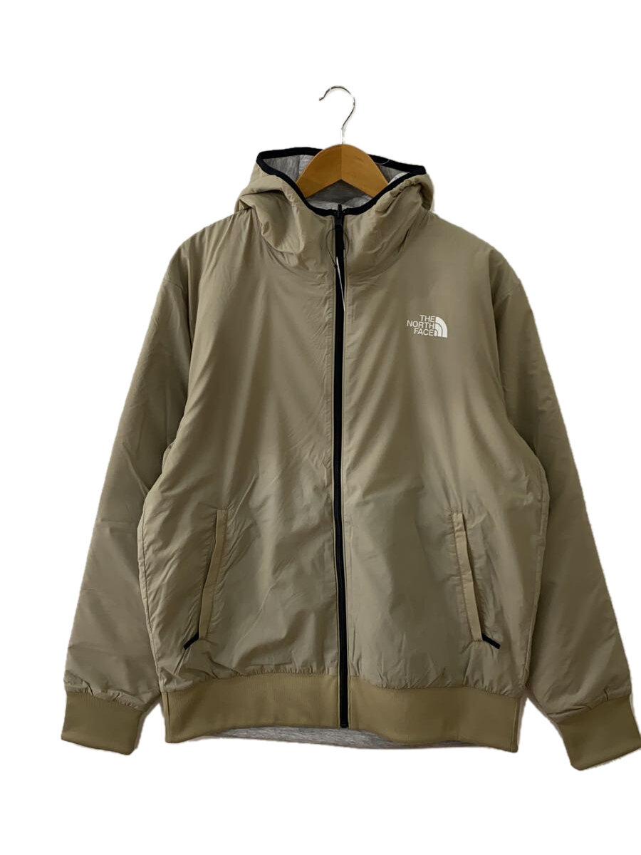 【中古】THE NORTH FACE◆REVERSIBLE TECH AIR HOODIE_リバーシブルテックエアーフーディ/XL/ナイロン/BEG//【メンズウェア】