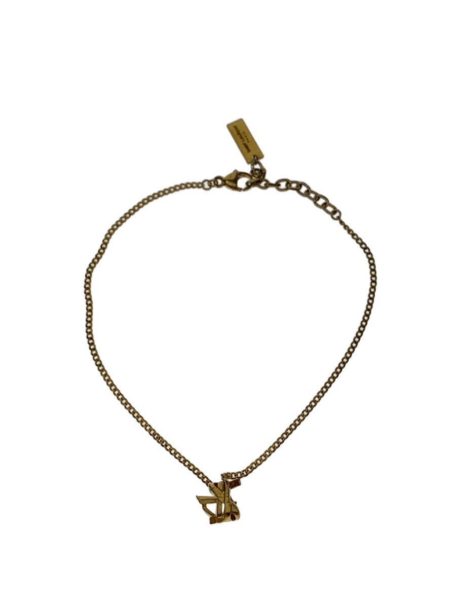 【中古】SAINT LAURENT◆ブレスレット/--/GLD/レディース/670469【服飾雑貨他】