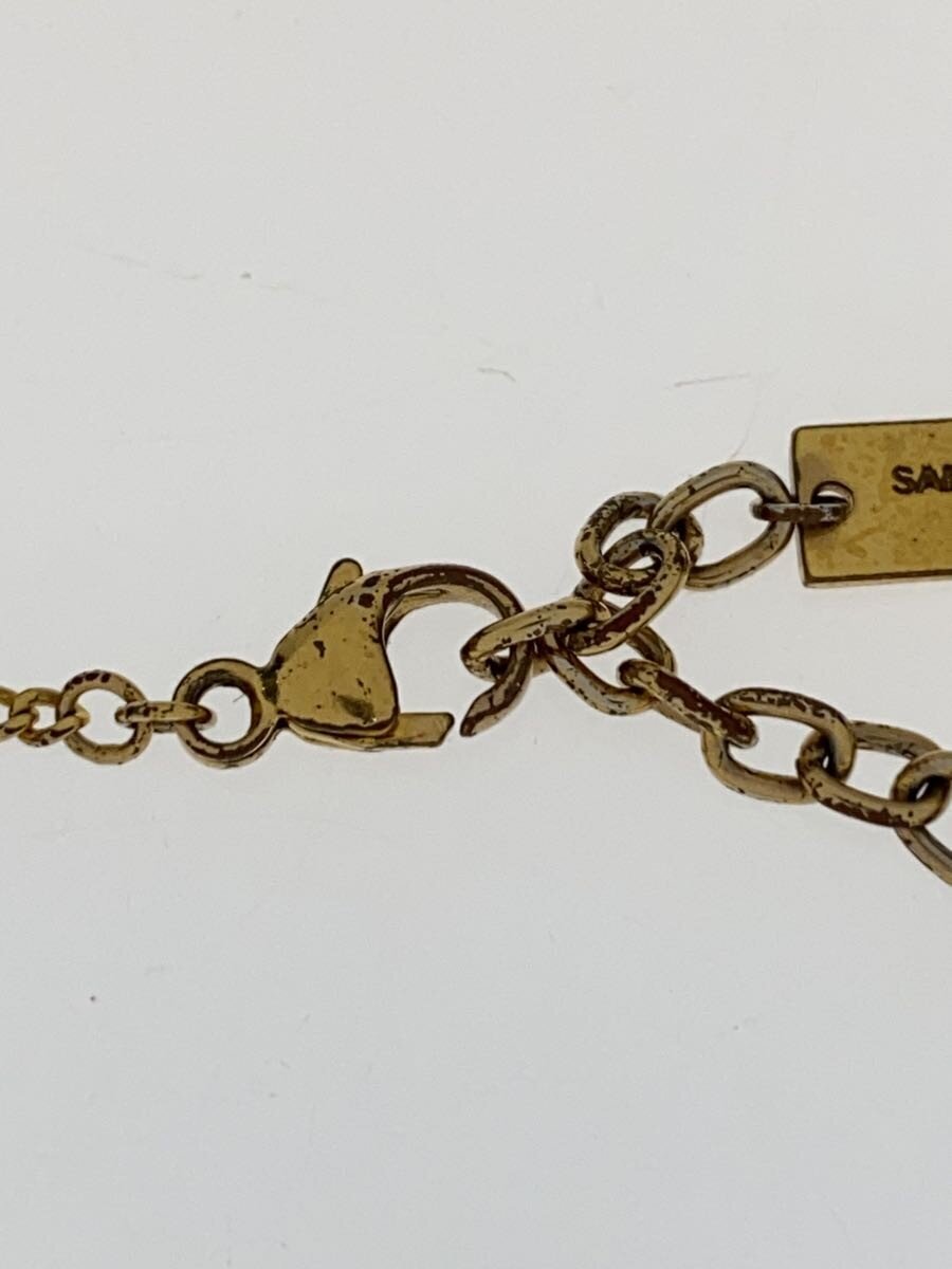 【中古】SAINT LAURENT◆ブレスレット/--/GLD/レディース/670469【服飾雑貨他】