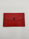 【中古】Valextra◆カードケース/--/RED/メンズ【服飾雑貨他】(4)