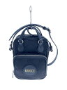 【中古】GUCCI◆ショルダーバッグ_グッチオフザグリッド/ナイロン/BLK【バッグ】