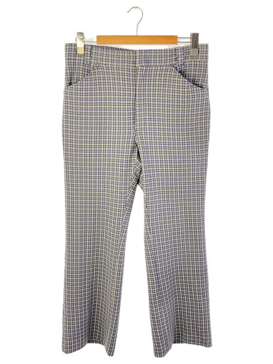 【中古】70s/SCOVILLジップ/スラックスパンツ/--/--/BLU/チェック【メンズウェア】 【中古】70s/SCOVILLジップ/スラックスパンツ/--/--/BLU/チェック【メンズウェア】