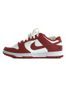 【中古】NIKE◆DUNK LOW RETRO_ダンク ロー レトロ/25cm/RED【シューズ】