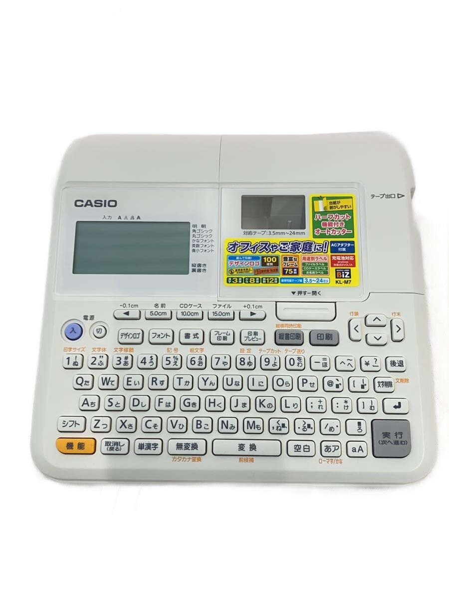 【中古】CASIO◆ラベルライター KL-M7//【家電・ビジュアル・オーディオ】