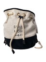 【中古】SNIDEL HOME◆ツイードサマーバックパック/ポリエステル/WHT/SHGB224205//【バッグ】