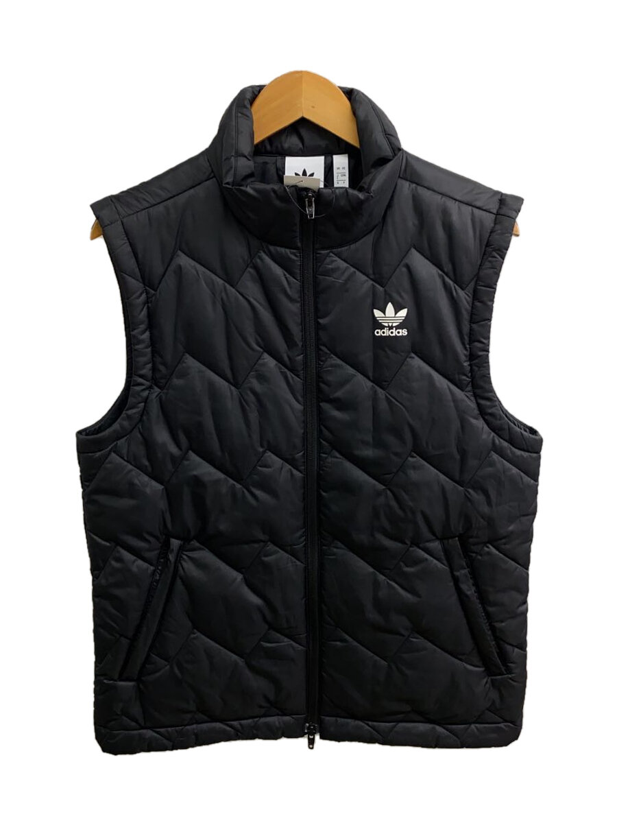 adidas ブラック キルティングダウンベスト UK 2 楽天市場】キルティング ベスト(ブランドアディダス)(メンズ