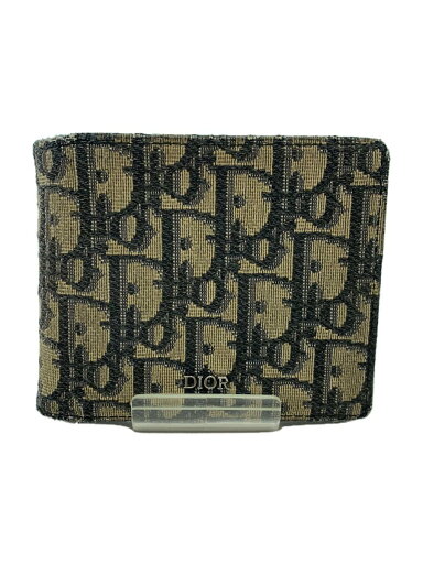 【中古】Christian Dior◆2つ折り財布/--/KHK/メンズ【服飾雑貨他】 【中古】Christian Dior◆2つ折り財布/--/KHK/メンズ【服飾雑貨他】