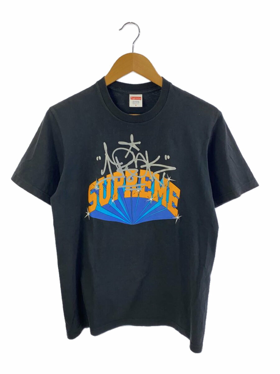 【中古】Supreme◆22AW/IRAK Arc Tee/Tシャツ/S/コットン/BLK【メンズウェア】