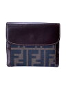 【中古】FENDI◆3つ折り財布/キャンバス/BRW/レディース/ズッカ柄//【服飾雑貨他】(4)