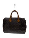 【中古】LOUIS VUITTON◆1)スピーディ30_モノグラム・キャンバス/ブラウン/ボストンバッグ/M41526/使用感有【バッグ】