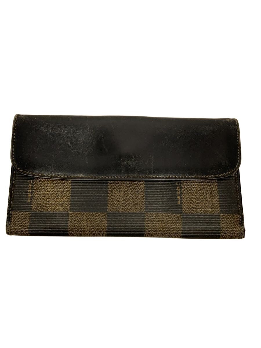 【中古】FENDI◆長財布/--/CML/チェック/レディース【服飾雑貨他】