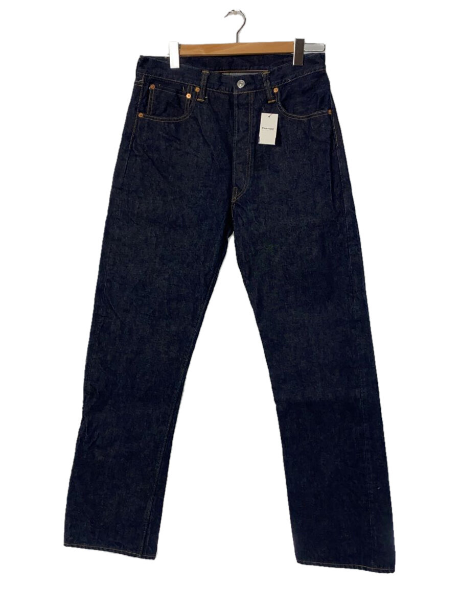 【中古】Denime◆OFFSET XX MODEL/ストレートパンツ/32/デニム/IDG/無地/220A【メンズウェア】