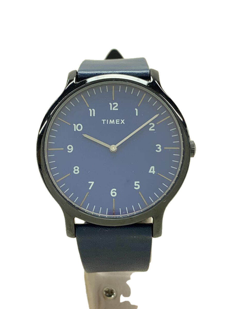 【中古】TIMEX◆クォーツ腕時計/アナ