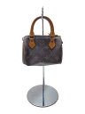 【中古】LOUIS VUITTON◆ミニ・スピーディ_モノグラム・キャンバス_BRW/PVC/ブラウン/ルイヴィトン//【バッグ】