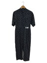 【中古】HARDY NOIR◆オールインワン/FREE/ポリエステル/BLK/総柄/EY43/ドット/ベルトループ【レディースウェア】