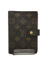 【中古】LOUIS VUITTON◆手帳カバー/--/BRW/レディース/R20105【服飾雑貨他】