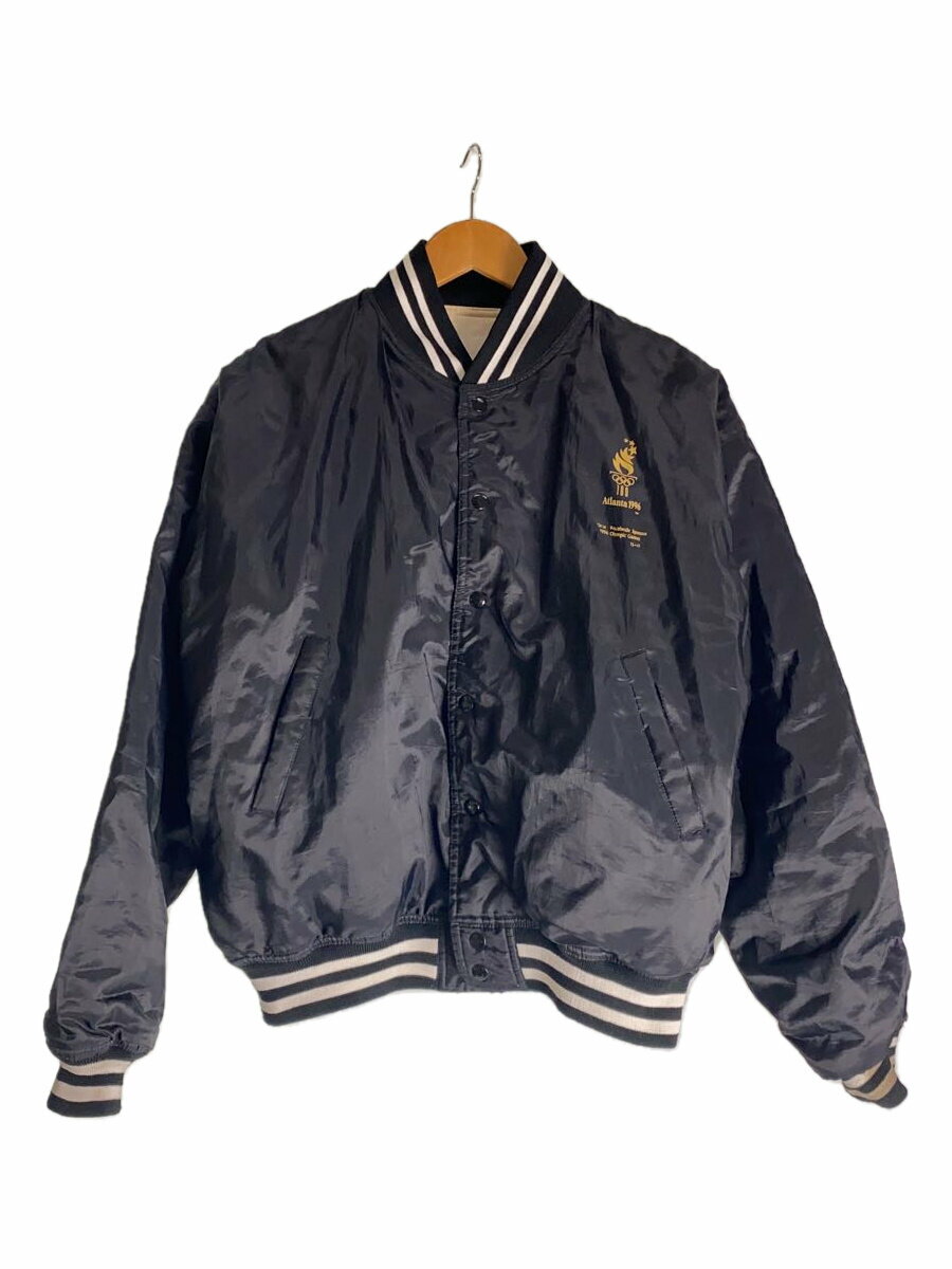 【中古】アトランタ五輪/90s/スタジャン/--/ナイロン/BLK/プリント【メンズウェア】