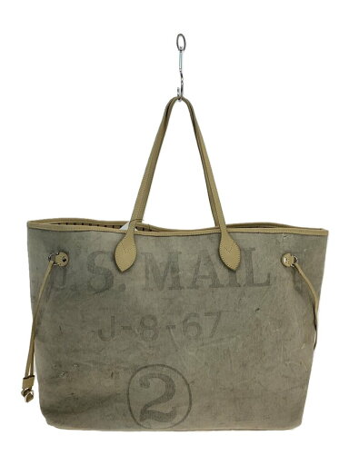 【中古】READYMADE◆A LOVE MOVEMENT ROOMY BAG/ヴィンテージコットン/ダメージ加工/キャンバス/カーキ【バッグ】 【中古】READYMADE◆A LOVE MOVEMENT ROOMY BAG/ヴィンテージコットン/ダメージ加工/キャンバス/カーキ【バッグ】