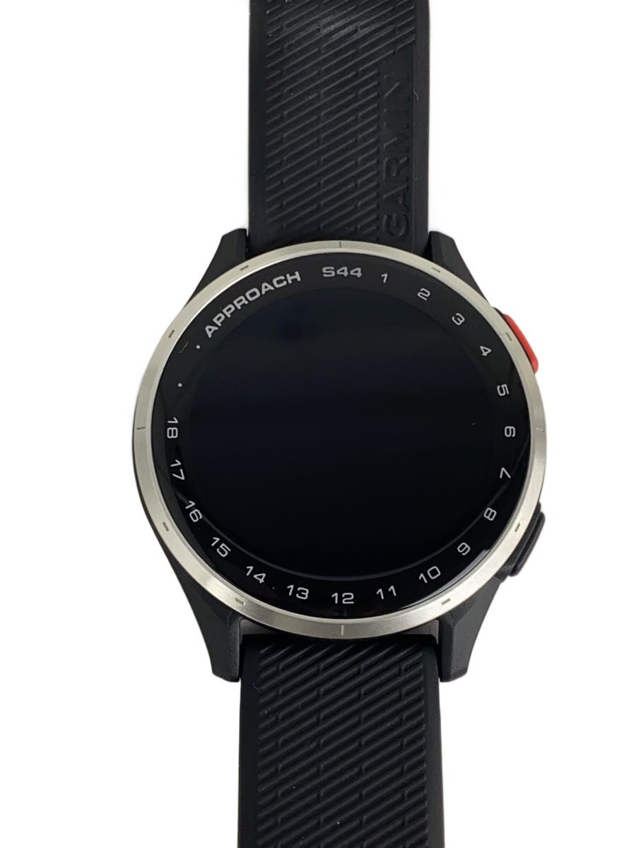 【中古】GARMIN◆腕時計/APPROACH S44/ゴルフGPSウォッチ/デジタル/ラバー/010-03009-20【服飾雑貨他】