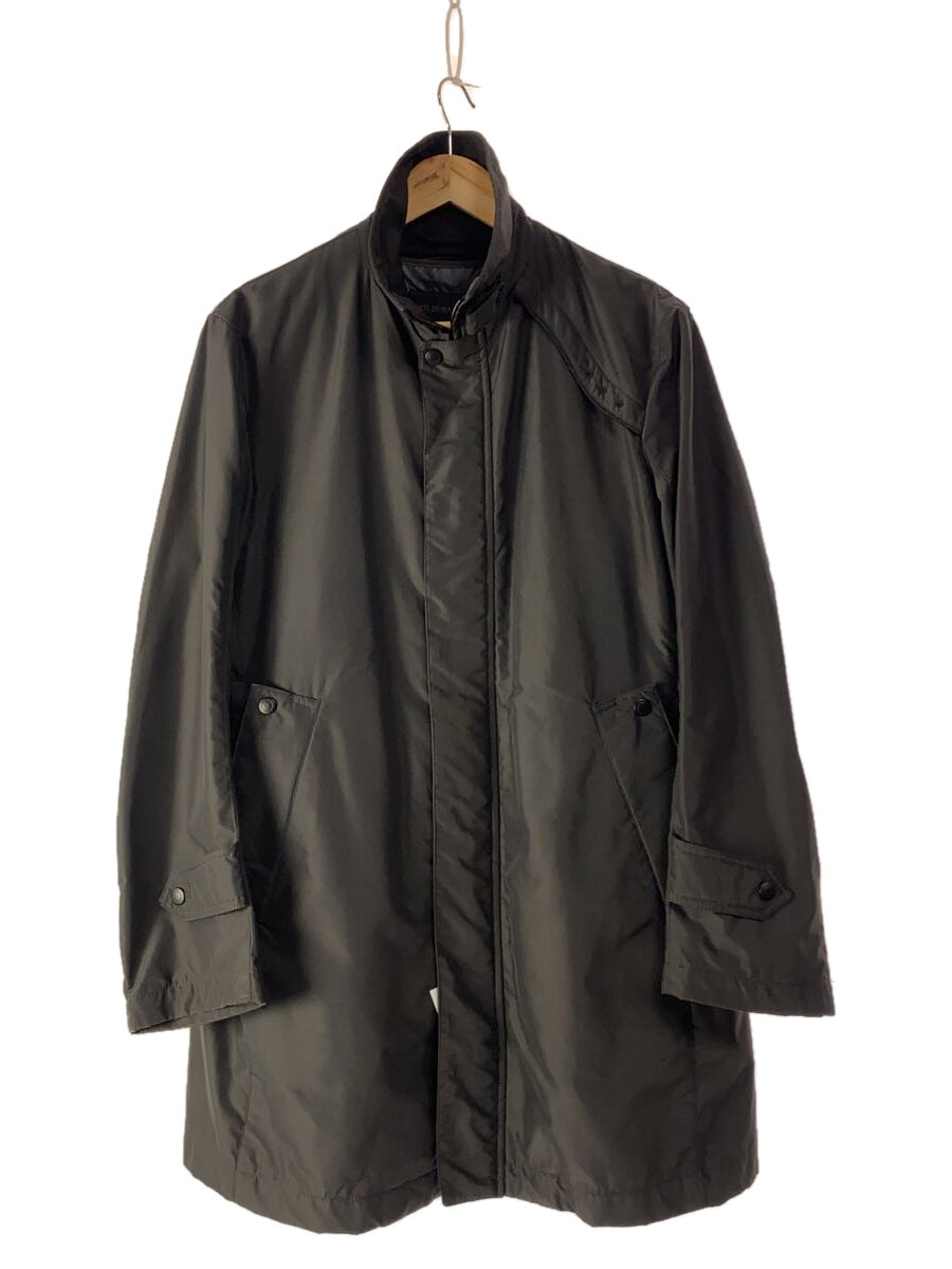 【中古】DURBAN◆コート/M/--/GRY/無地【メンズウェア】