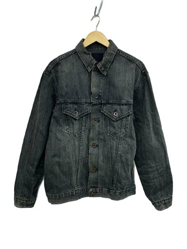 【中古】BRUNABOINNE◆L.Aデニムジャケット/ダメージ加工/XXL/コットン/GRY/無地/5488【メンズウェア】 【中古】BRUNABOINNE◆L.Aデニムジャケット/ダメージ加工/XXL/コットン/GRY/無地/5488【メンズウェア】