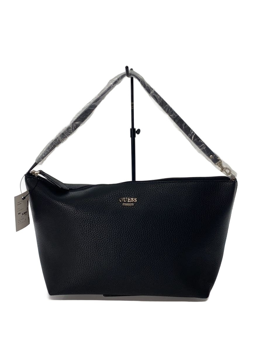 Guess - 【中古】GUESS◆トートバッグ/レザー/BLK【バッグ】