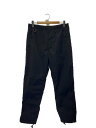 【中古】COMME des GARCONS HOMME◆NYLON TAFFETA TRAINING PANTS/AD2024/L/ナイロン/BLK/無地/HN-P008//【メンズウェア】