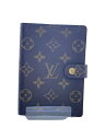 【中古】LOUIS VUITTON◆アジェンダPM_モノグラム_BRW/レザー/BRW/総柄/メンズ【服飾雑貨他】