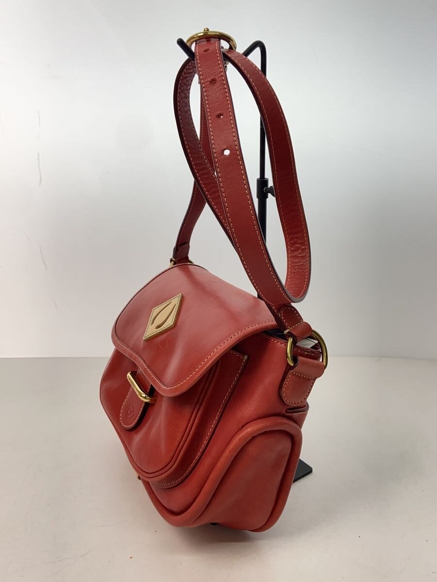 【中古】SOMES SADDLE◆ショルダーバッグ/レザー/RED/ソメスサドル/レッド/赤/無地...