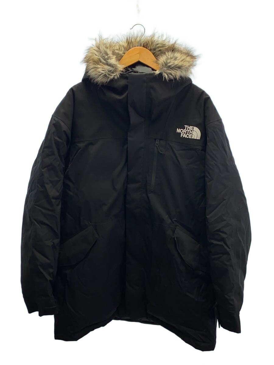 【中古】THE NORTH FACE◆Bedford Down Parka/ダウンジャケット/XXL/ナイロン/BLK/無地/NF0A52BF【メンズウェア】