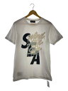 【中古】WIND AND SEA◆LIVING WDS/Tシャツ/M/コットン/白/ホワイト/プリント/WDS-ITLIV-03【メンズウェア】(4)