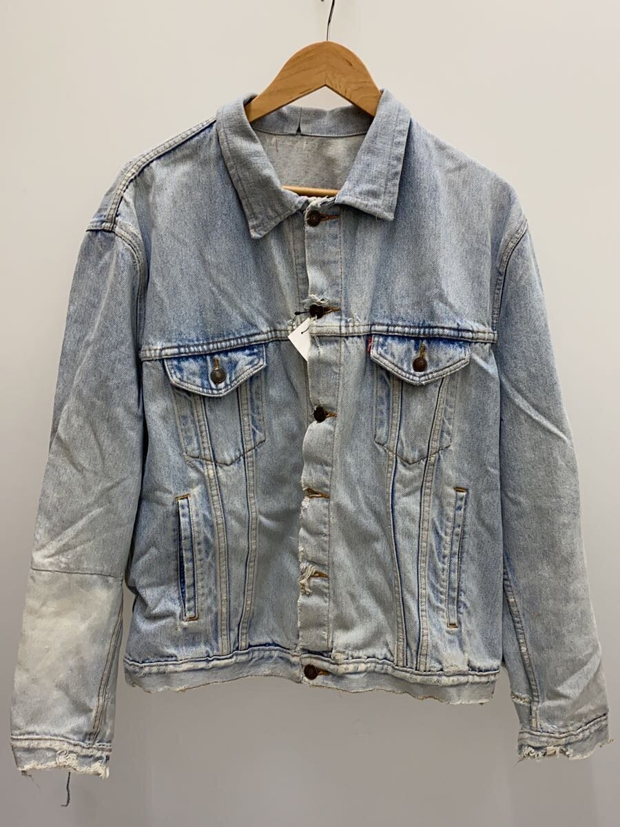 【中古】Levi’s◆80s USA製5th Gジャンデニムジャケット/70506/スモールe/ボタン裏刻印17【メンズウェア】