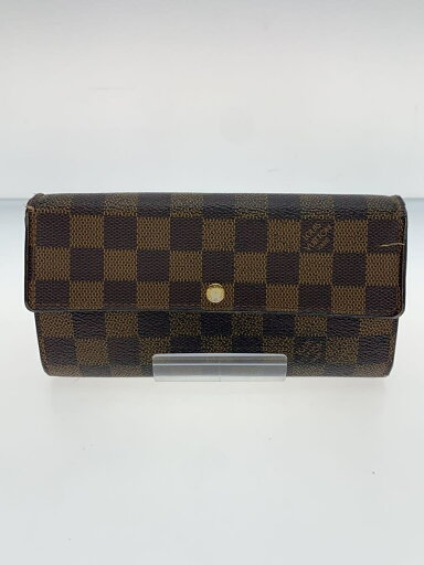 【中古】LOUIS VUITTON◆1)ポルト・フォイユ・サラ_ダミエ・エベヌ_BRW/PVC/BRW/メンズ/M61734【服飾雑貨他】 【中古】LOUIS VUITTON◆1)ポルト・フォイユ・サラ_ダミエ・エベヌ_BRW/PVC/BRW/メンズ/M61734【服飾雑貨他】