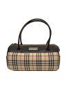 【中古】BURBERRY◆ノバチェック/筒/ハンドバッグ/--/BRW/チェック//【バッグ】(4)