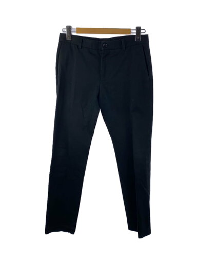 【中古】GUCCI◆ストレートパンツ/44/コットン/BLK/無地/UD52/2018/00052【メンズウェア】 【中古】GUCCI◆ストレートパンツ/44/コットン/BLK/無地/UD52/2018/00052【メンズウェア】