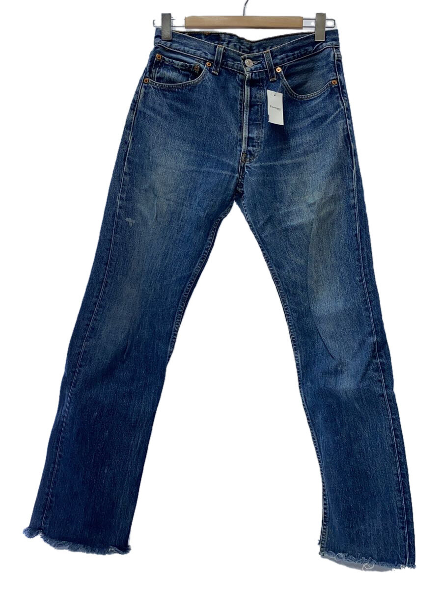 【中古】Levi’s◆ストレートパンツ/31/コットン/IDG/無地/90s/501/ユーロリーバイス【メンズウェア】