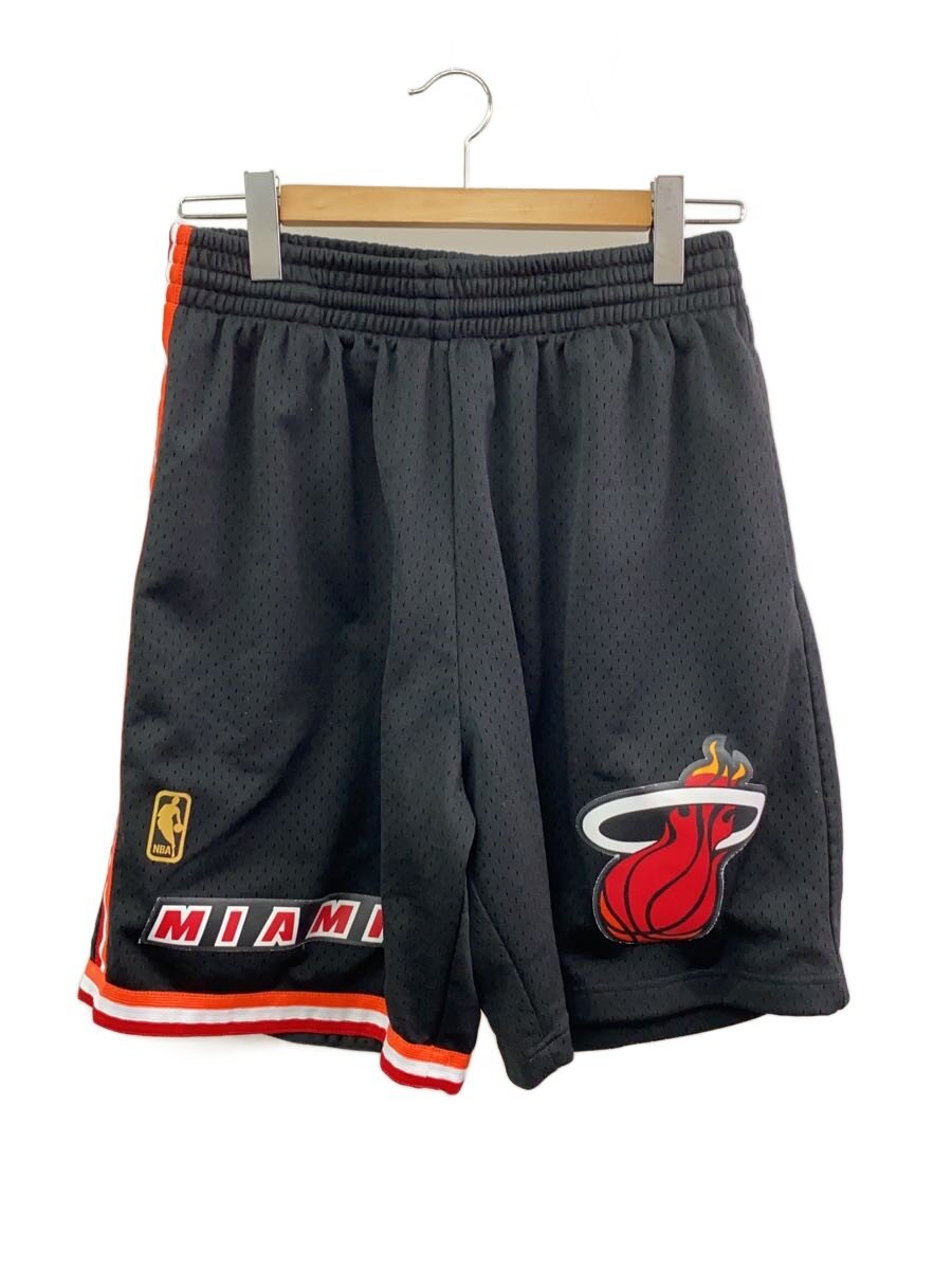 mitchell&ness◆ショートパンツ/L/ポリエステル/BLK/SMSHGS18239-MHE