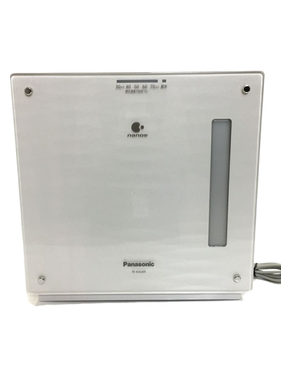 【中古】Panasonic◆加湿器 FE-KXU05-W/パナソニック/ホワイト/ナノイオン【家電 ビジュアル オーディオ】