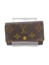 【中古】LOUIS VUITTON◆ミュルティクレ6_モノグラム_BRW/レザー/BRW/レディース【服飾雑貨他】(4)