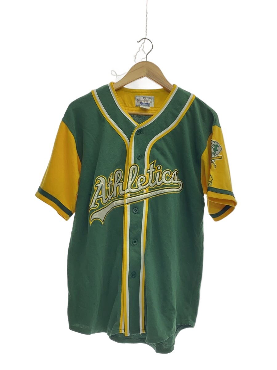 【中古】Genuine Merchandise◆アスレチックス・ゲームシャツ/M/GRN【スポーツ】