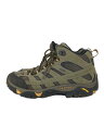 【中古】MERRELL◆ハイカットスニーカー/26cm/KHK/スウェード【シューズ】