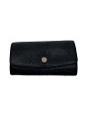 【中古】LOUIS VUITTON◆ミュルティクレ4_マヒナ_BLK/レザー/ブラック/レディース【服飾雑貨他】